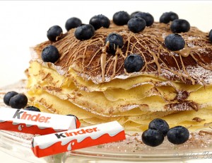 Torta sa KINDER čokoladom i bananama