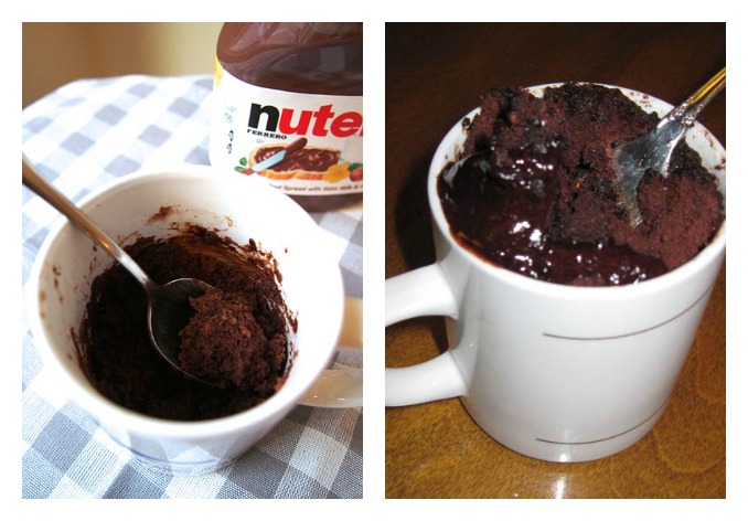 Brzinski Nutella kolač u čaši