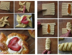 Napravite zanimljive oblike od lisnatog tijesta