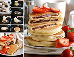 Čoko punjene palačinke