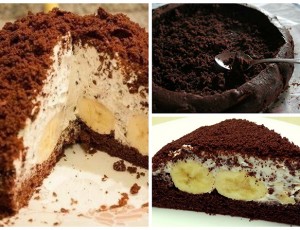 Krtica torta s bananom