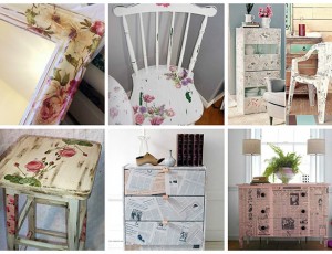 Decoupage na namještaju